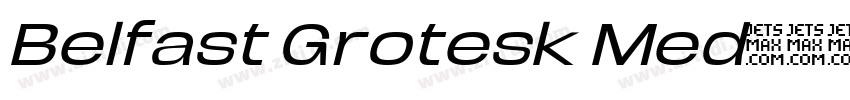 Belfast Grotesk Med字体转换
